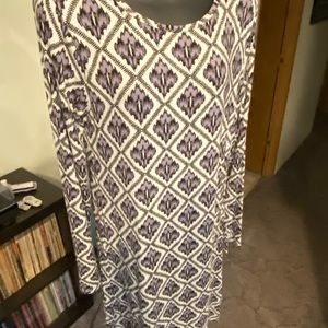 Dress soft knit with Lycra flexibility. Size L